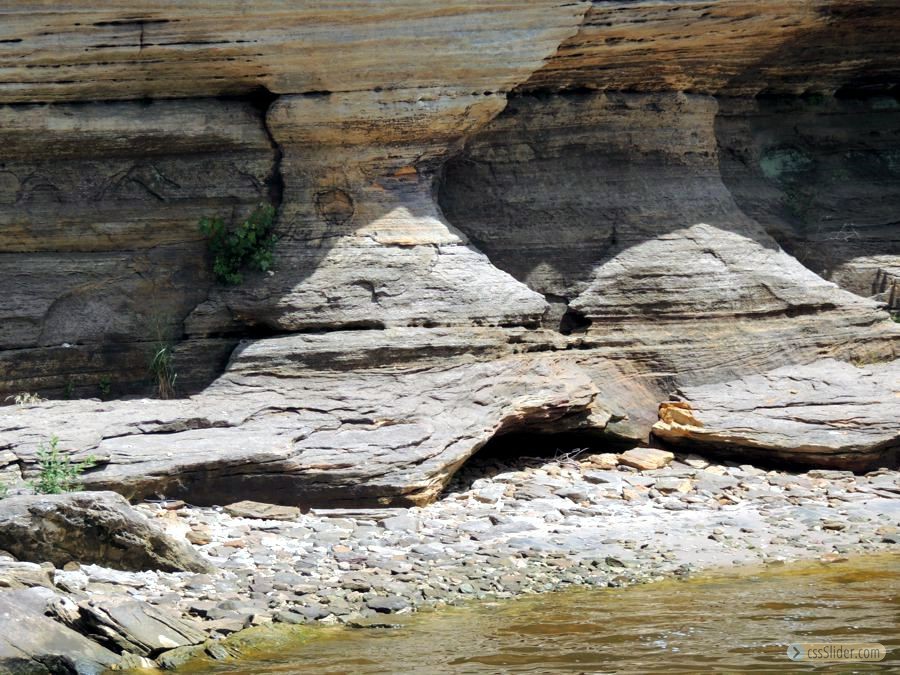 Interesting patterns of water erosion.