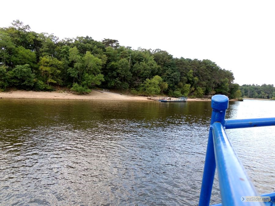 Approaching the dock