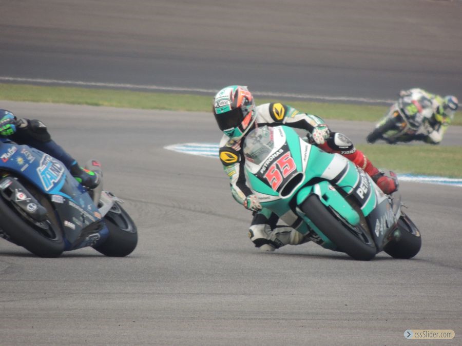 55 Syahrin leans in on Morbidelli