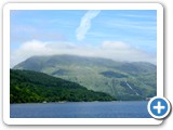 Low clouds surrounding mountain-top