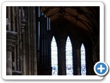 Vaulted ceilings towards altar