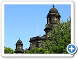 View of spires of Glasgow Royal Infirmary