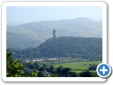 William Wallace Memorial on hill in distance