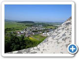 View from castle wall, Nether Bailey far end