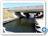 Small canal between Kelpies