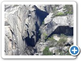 Rock faces along shoreline...