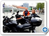 Norwegian bikers visiting Stavanger for the day